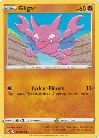Sword & Shield: Lost Origin : 095/196 - Gligar - Common
