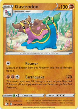 Sword & Shield: Lost Origin : 102/196 - Gastrodon - Uncommon