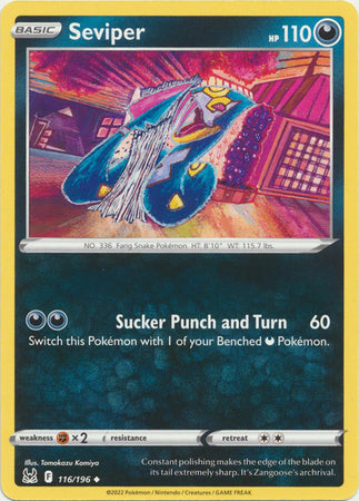 Sword & Shield: Lost Origin : 116/196 - Seviper - Uncommon