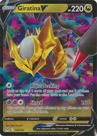 Sword & Shield: Lost Origin : 130/196 - Giratina V - Ultra Rare