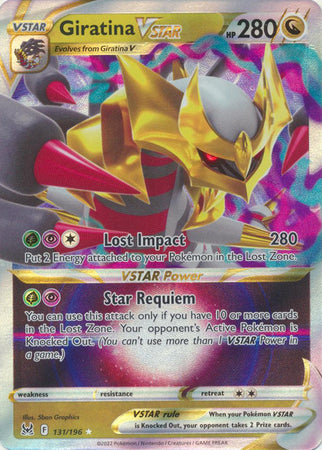 Sword & Shield: Lost Origin : 131/196 - Giratina VSTAR - Ultra Rare