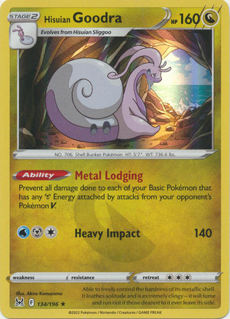 Sword & Shield: Lost Origin : 134/196 - Hisuian Goodra - Holo Rare