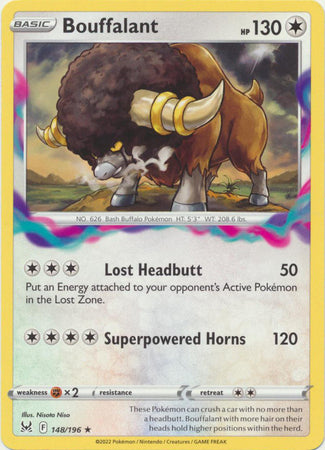 Sword & Shield: Lost Origin :  148/196 - Bouffalant - Rare