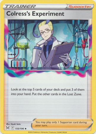 Sword & Shield: Lost Origin : 155/196 - Colress's Experiment - Uncommon