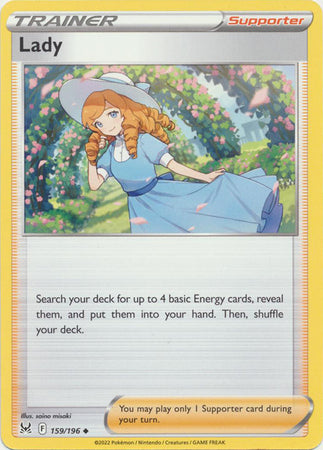 Sword & Shield: Lost Origin : 159/196 - Lady - Uncommon