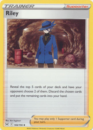 Sword & Shield: Lost Origin : 166/196 - Riley - Uncommon
