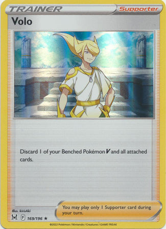 Sword & Shield: Lost Origin : 169/196 - Volo - Holo Rare