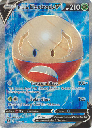 Sword & Shield: Lost Origin : 172/196 - Hisuian Electrode V - Full Art Ultra Rare