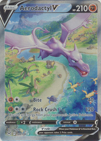 Sword & Shield: Lost Origin : 180/196 - Aerodactyl V - Alternate Art Ultra Rare
