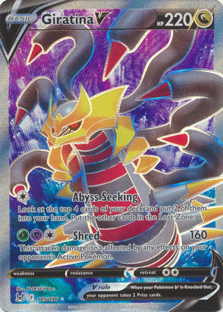 Sword & Shield: Lost Origin : 185/196 - Giratina V - Full Art Ultra Rare
