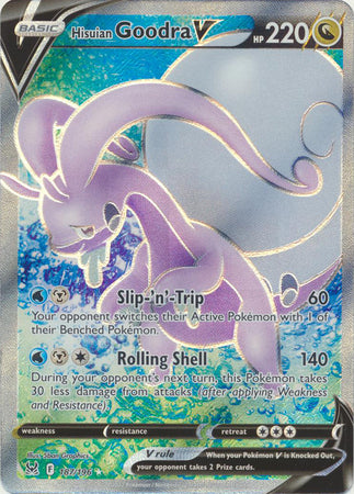 Sword & Shield: Lost Origin : 187/196 - Hisuian Goodra V - Full Art Ultra Rare