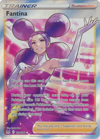 Sword & Shield: Lost Origin : 191/196 - Fantina - Full Art Ultra Rare