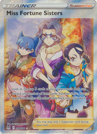 Sword & Shield: Lost Origin : 194/196 - Miss Fortune Sisters - Full Art Ultra Rare
