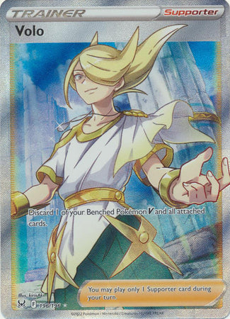 Sword & Shield: Lost Origin : 196/196 - Volo - Full Art Ultra Rare