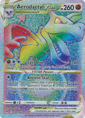Sword & Shield: Lost Origin : 199/196 - Aerodactyl VSTAR - Hyper Rare