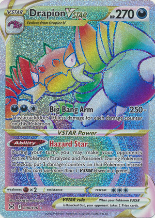 Sword & Shield: Lost Origin : 200/196 - Drapion VSTAR - Hyper Rare