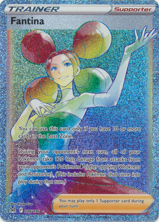 Sword & Shield: Lost Origin : 206/196 - Fantina - Hyper Rare