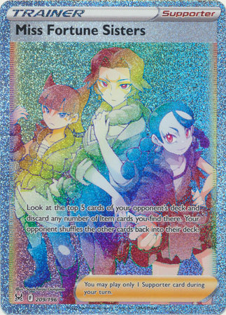 Sword & Shield: Lost Origin : 209/196 - Miss Fortune Sisters - Hyper Rare