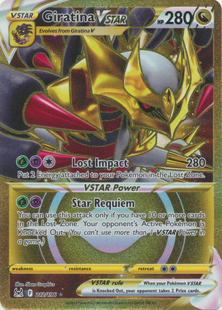 Sword & Shield: Lost Origin : 212/196 - Giratina VSTAR - Secret Rare