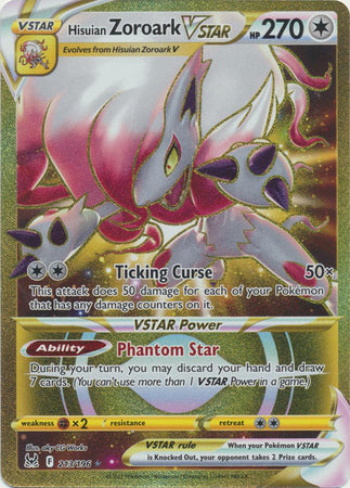 Sword & Shield: Lost Origin : 213/196 - Hisuian Zoroark VSTAR - Secret Rare