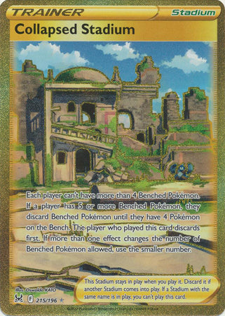 Sword & Shield: Lost Origin : 215/196 - Collapsed Stadium - Secret Rare