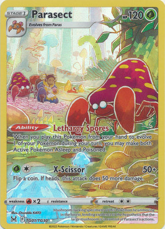 Sword & Shield: Lost Origin : TG01/TG30 - Parasect - Holo Rare