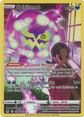Sword & Shield: Lost Origin : TG09/TG30 - Spiritomb - Holo Rare