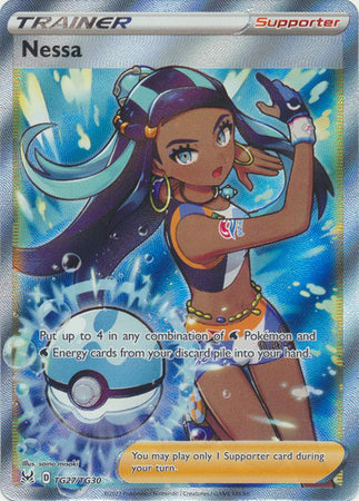 Sword & Shield: Lost Origin : TG27/TG30 - Nessa - Full Art Ultra Rare