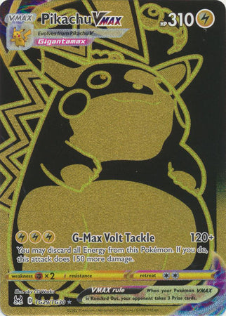 Sword & Shield: Lost Origin : TG29/TG30 - Pikachu VMAX - Secret Rare