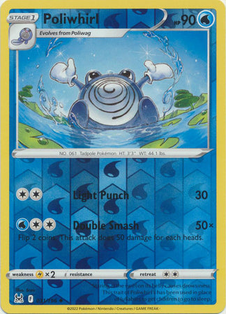 Sword & Shield: Lost Origin : 031/196 - Poliwhirl - Uncommon Reverse Holo