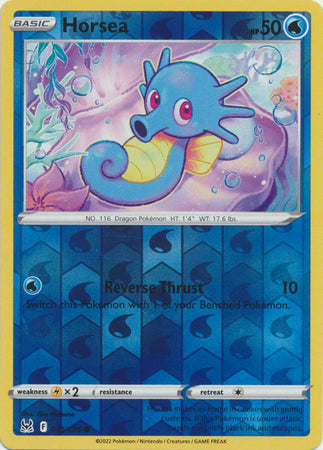 Sword & Shield: Lost Origin : 035/196 - Horsea - Common Reverse Holo