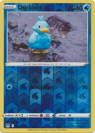 Sword & Shield: Lost Origin : 046/196 - Ducklett - Common Reverse Holo