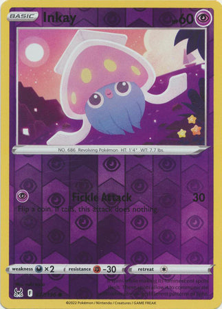 Sword & Shield: Lost Origin : 077/196 - Inkay - Common Reverse Holo