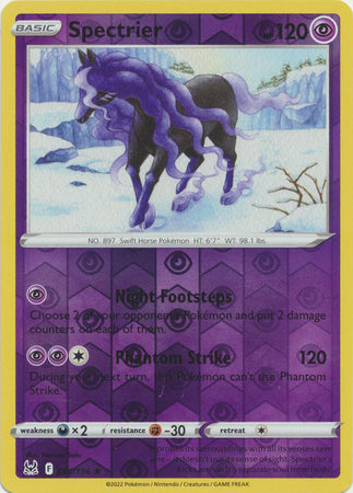 Sword & Shield: Lost Origin : 081/196 - Spectrier - Holo Rare Reverse Holo