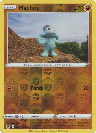 Sword & Shield: Lost Origin : 086/196 - Machop - Common Reverse Holo