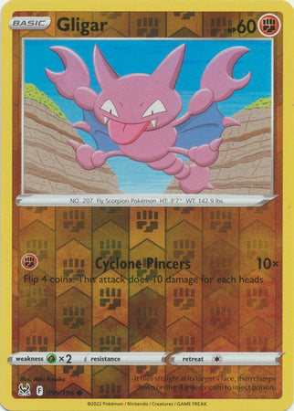 Sword & Shield: Lost Origin : 095/196 - Gligar - Common Reverse Holo