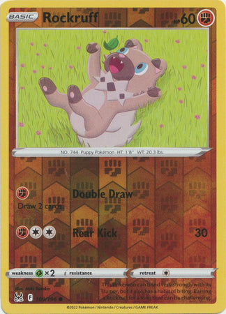 Sword & Shield: Lost Origin : 109/196 - Rockruff - Common Reverse Holo