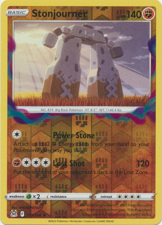 Sword & Shield: Lost Origin : 111/196 - Stonjourner - Rare Reverse Holo