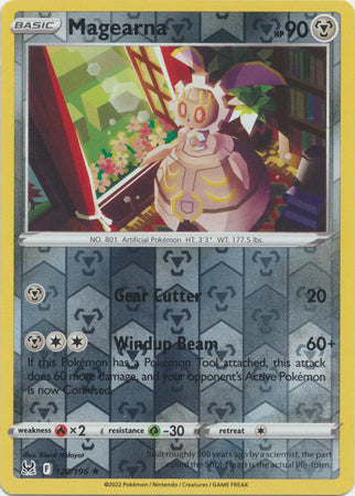 Sword & Shield: Lost Origin : 128/196 - Magearna - Rare Reverse Holo