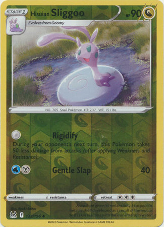Sword & Shield: Lost Origin : 133/196 - Hisuian Sliggoo - Uncommon Reverse Holo