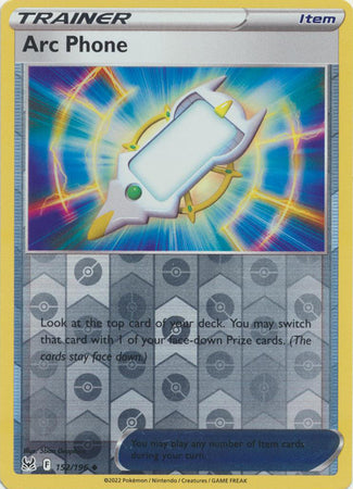 Sword & Shield: Lost Origin : 152/196 - Arc Phone - Uncommon Reverse Holo
