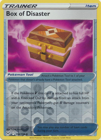 Sword & Shield: Lost Origin : 154/196 - Box of Disaster - Uncommon Reverse Holo