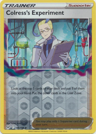 Sword & Shield: Lost Origin : 155/196 - Colress's Experiment - Uncommon Reverse Holo