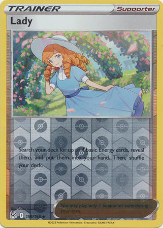 Sword & Shield: Lost Origin : 159/196 - Lady - Uncommon Reverse Holo
