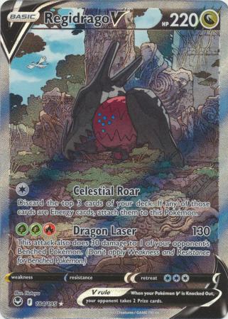 Sword & Shield: Silver Tempest : 184/195 - Regidrago V - Alternate Art Ultra Rare