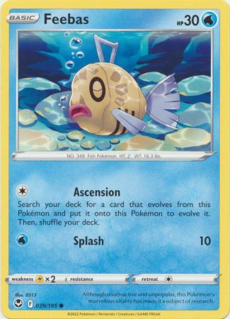 Sword & Shield: Silver Tempest : 039/195 - Feebas - Common