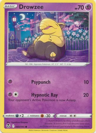 Sword & Shield: Silver Tempest : 060/195 - Drowzee - Common