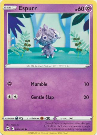 Sword & Shield: Silver Tempest : 081/195 - Espurr - Common