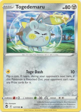 Sword & Shield: Silver Tempest : 127/195 - Togedemaru - Common