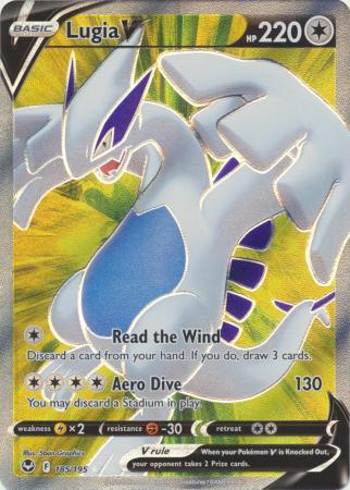 Sword & Shield: Silver Tempest : 185/195 - Lugia V - Full Art Ultra Rare
